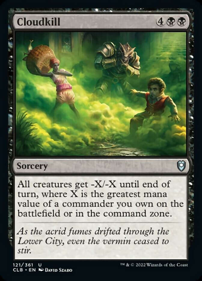 Magic | Cloudkill [Commander Legends: Battle for Baldur's Gate] | The Nerd Merchant