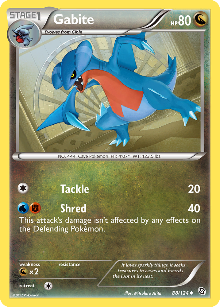 Pokemon | Gabite (88/124) [Black & White: Dragons Exalted] | The Nerd Merchant