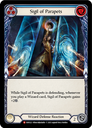 Flesh and Blood TCG | Sigil of Parapets [EVR122] (Everfest)  1st Edition Rainbow Foil | The Nerd Merchant