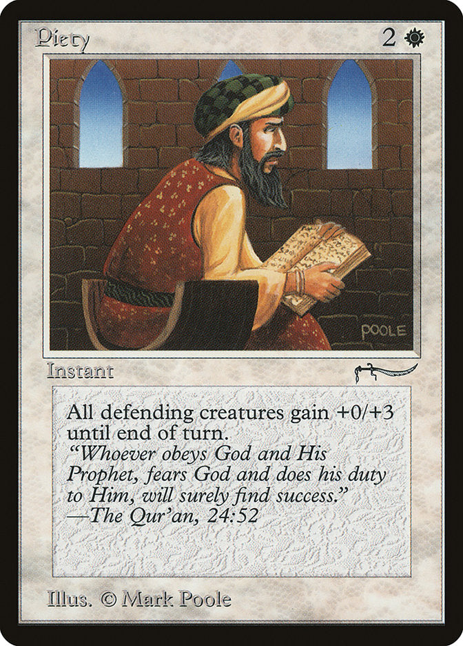 Magic | Piety (Light Mana Cost) [Arabian Nights] | The Nerd Merchant