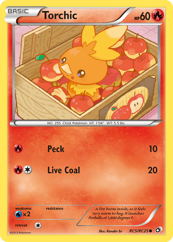 Pokemon | Torchic (RC5/RC25) [Black & White: Legendary Treasures] | The Nerd Merchant