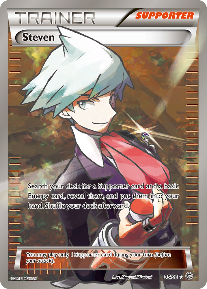 Pokemon | Steven (95/98) [XY: Ancient Origins] | The Nerd Merchant