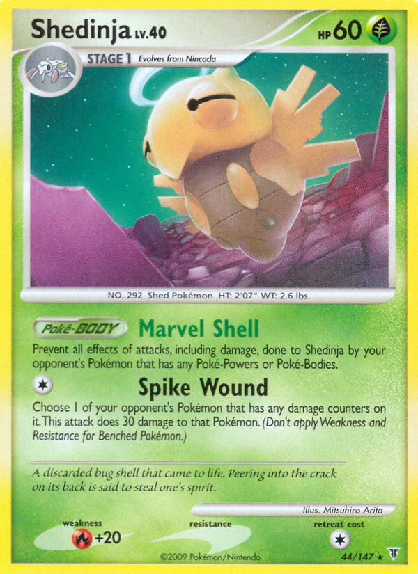 Pokemon | Shedinja (44/147) [Platinum: Supreme Victors] | The Nerd Merchant