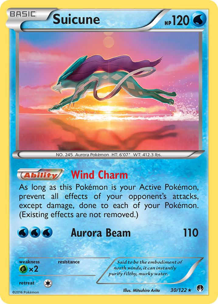 Pokemon | Suicune (30/122) [XY: BREAKpoint] | The Nerd Merchant