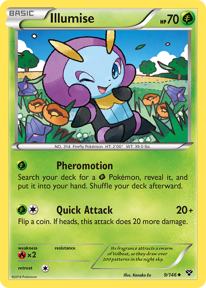 Pokemon | Illumise (9/146) [XY: Base Set] | The Nerd Merchant