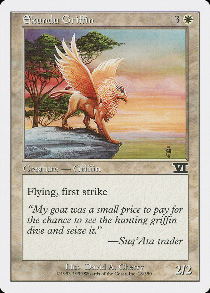 Magic | Ekundu Griffin [Classic Sixth Edition] | The Nerd Merchant