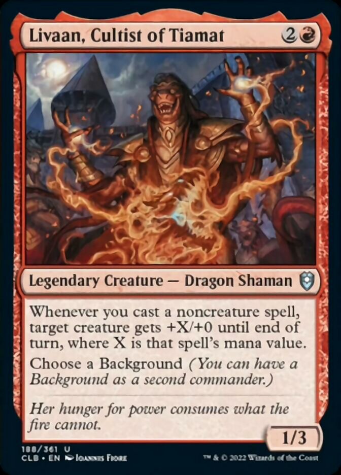 Magic | Livaan, Cultist of Tiamat [Commander Legends: Battle for Baldur's Gate] | The Nerd Merchant