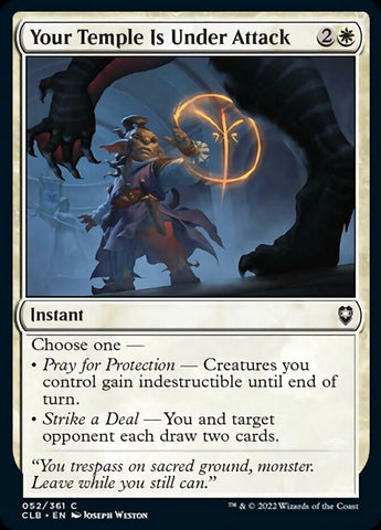 Magic | Your Temple Is Under Attack [Commander Legends: Battle for Baldur's Gate] | The Nerd Merchant