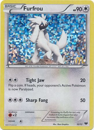 Pokemon | Furfrou (12/12) [McDonald's Promos: 2014 Collection] | The Nerd Merchant