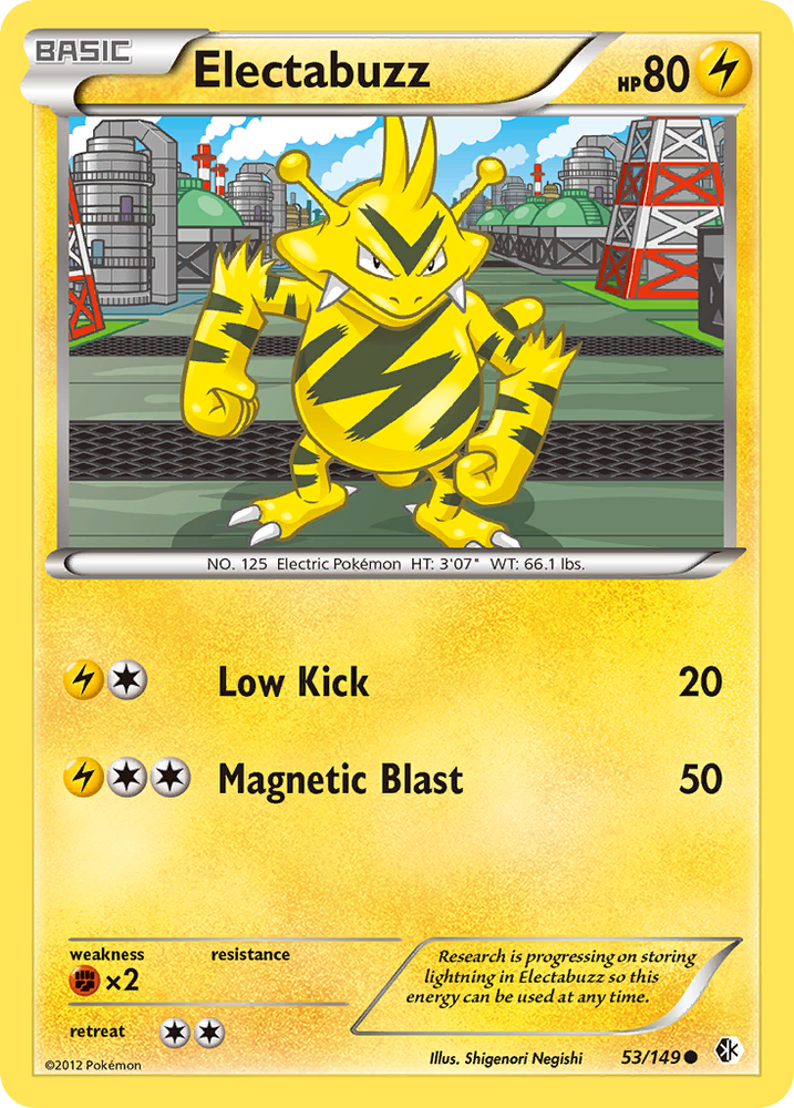 Pokemon | Electabuzz (53/149) [Black & White: Boundaries Crossed] | The Nerd Merchant