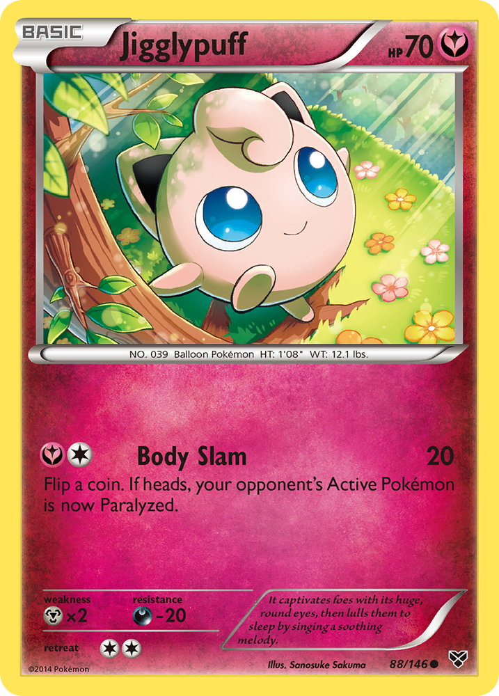 Pokemon | Jigglypuff (88/146) [XY: Base Set] | The Nerd Merchant