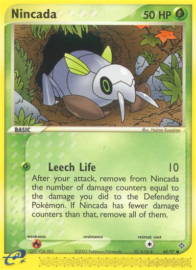 Pokemon | Nincada (68/97) [EX: Dragon] | The Nerd Merchant