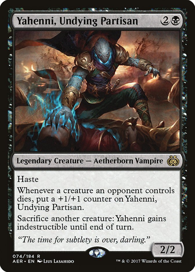 Magic | Yahenni, Undying Partisan [Aether Revolt] | The Nerd Merchant