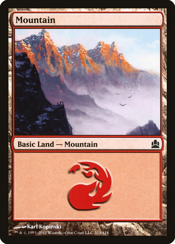 Magic | Mountain (313) [Commander 2011] | The Nerd Merchant
