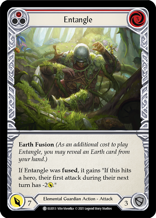 Flesh and Blood TCG | Entangle (Red) [ELE013] (Tales of Aria)  1st Edition Rainbow Foil | The Nerd Merchant