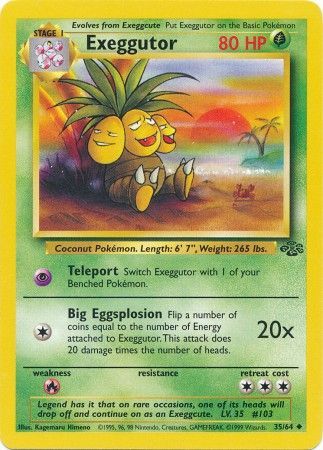 Pokemon | Exeggutor (35/64) [Jungle Unlimited] | The Nerd Merchant