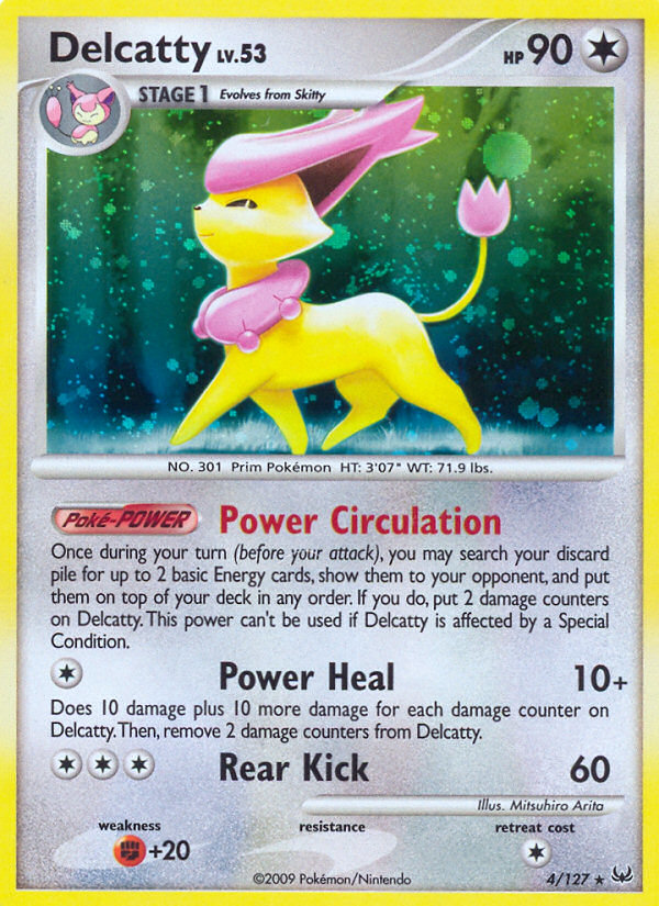 Pokemon | Delcatty (4/127) [Platinum: Base Set] | The Nerd Merchant