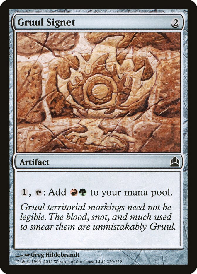 Magic | Gruul Signet [Commander 2011] | The Nerd Merchant