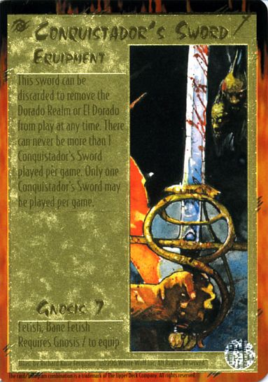 Rage CCG | Conquistador's Sword (Foil) - The War of the Amazon | The Nerd Merchant