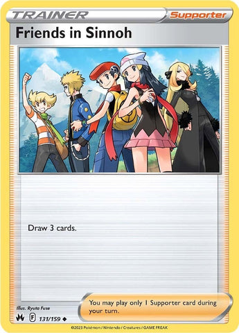 Pokemon | Friends in Sinnoh (131/159) [Sword & Shield: Crown Zenith] | The Nerd Merchant
