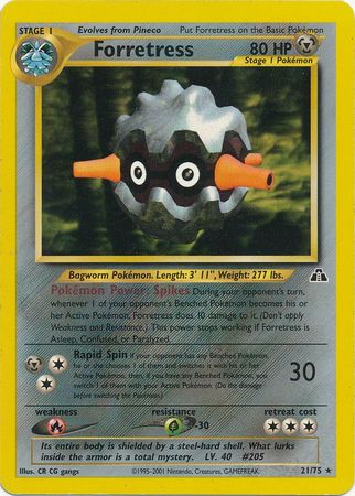 Pokemon | Forretress (21/75) [Neo Discovery Unlimited] | The Nerd Merchant