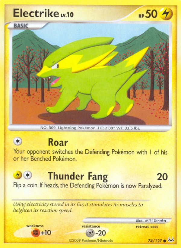 Pokemon | Electrike (74/127) [Platinum: Base Set] | The Nerd Merchant