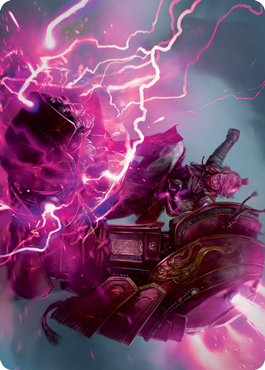 Magic | Voltage Surge Art Card [Kamigawa: Neon Dynasty Art Series] | The Nerd Merchant