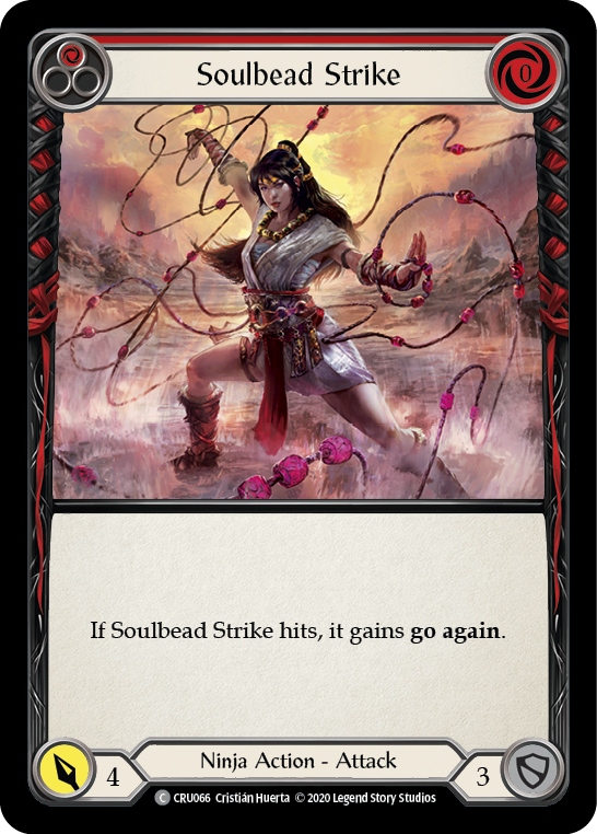 Flesh and Blood TCG | Soulbead Strike (Red) [CRU066] (Crucible of War)  1st Edition Normal | The Nerd Merchant