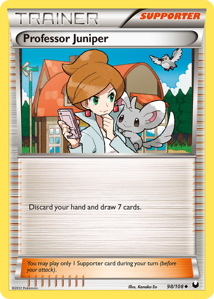Pokemon | Professor Juniper (98/108) [Black & White: Dark Explorers] | The Nerd Merchant