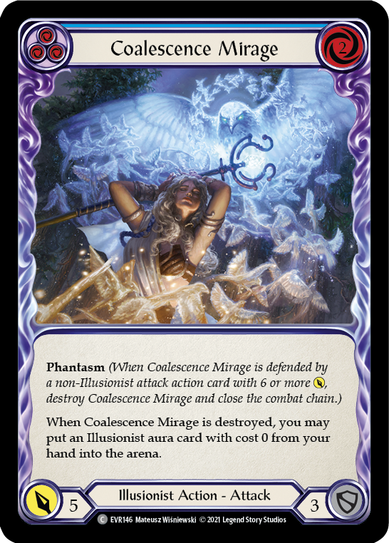 Flesh and Blood TCG | Coalescence Mirage (Blue) [EVR146] (Everfest)  1st Edition Rainbow Foil | The Nerd Merchant