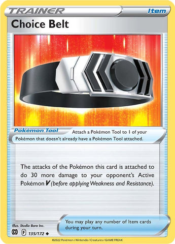 Pokemon | Choice Belt (135/172) [Sword & Shield: Brilliant Stars] | The Nerd Merchant