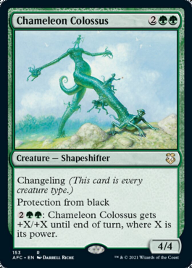 Magic | Chameleon Colossus [Dungeons & Dragons: Adventures in the Forgotten Realms Commander] | The Nerd Merchant