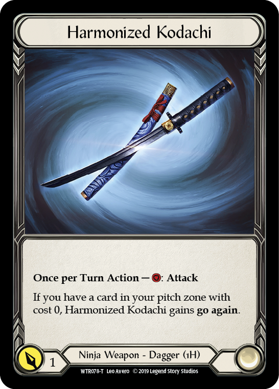 Flesh and Blood TCG | Harmonized Kodachi // Quicken [WTR078-T // WTR225-T] (Welcome to Rathe)  Alpha Print Normal | The Nerd Merchant