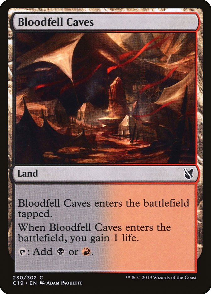 Magic | Bloodfell Caves [Commander 2019] | The Nerd Merchant