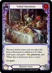 Flesh and Blood TCG | Veiled Intentions (Red) [EVR150] (Everfest)  1st Edition Rainbow Foil | The Nerd Merchant