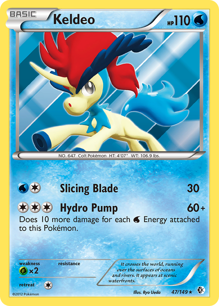 Pokemon | Keldeo (47/149) [Black & White: Boundaries Crossed] | The Nerd Merchant
