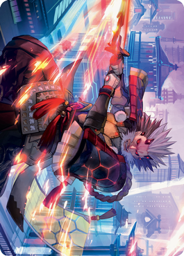 Magic | Isshin, Two Heavens as One 2 Art Card [Kamigawa: Neon Dynasty Art Series] | The Nerd Merchant