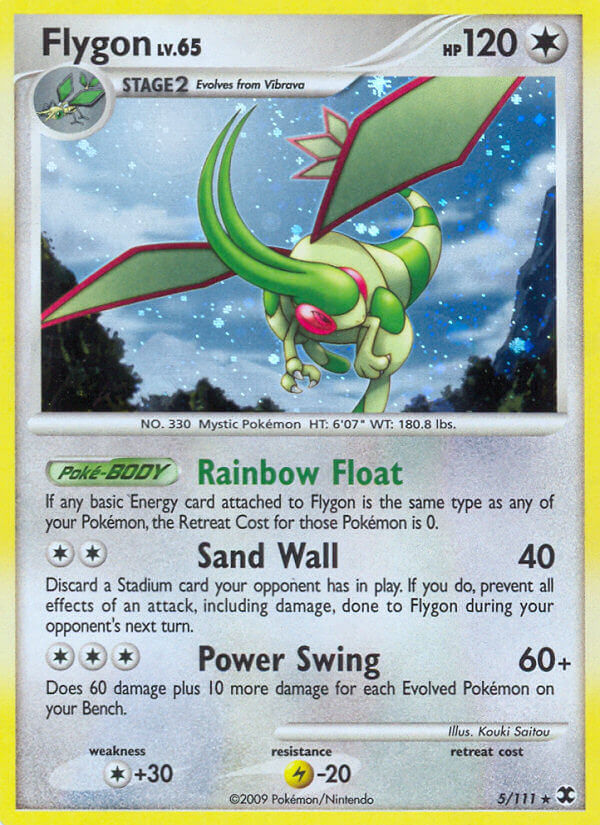 Pokemon | Flygon (5/111) (Theme Deck Exclusive) [Platinum: Rising Rivals] | The Nerd Merchant