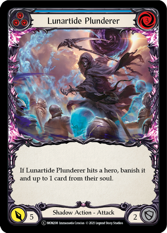 Flesh and Blood TCG | Lunartide Plunderer (Blue) [U-MON208-RF] (Monarch Unlimited)  Unlimited Rainbow Foil | The Nerd Merchant