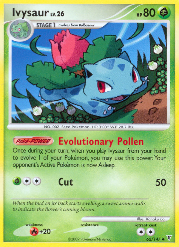 Pokemon | Ivysaur (62/147) [Platinum: Supreme Victors] | The Nerd Merchant