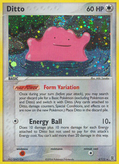 Pokemon | Ditto (4/112) [EX: FireRed & LeafGreen] | The Nerd Merchant