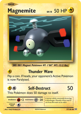 Pokemon | Magnemite (37/108) [XY: Evolutions] | The Nerd Merchant