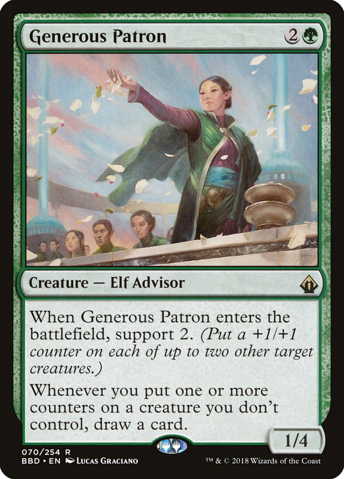 Magic | Generous Patron [Battlebond] | The Nerd Merchant