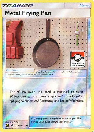 Pokemon | Metal Frying Pan (112a/131) (League Promo) [Sun & Moon: Forbidden Light] | The Nerd Merchant