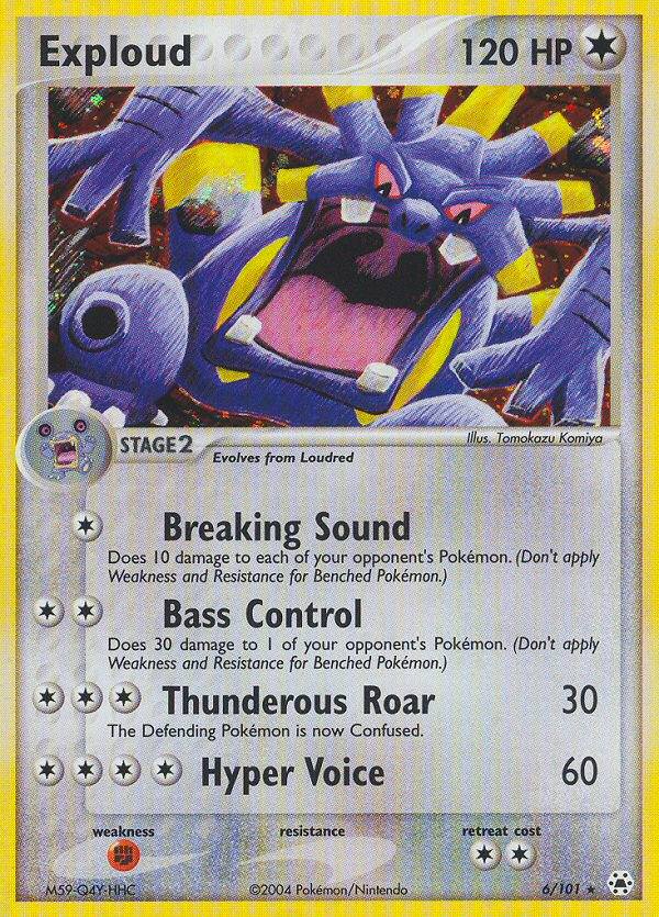 Pokemon | Exploud (6/101) [EX: Hidden Legends] | The Nerd Merchant
