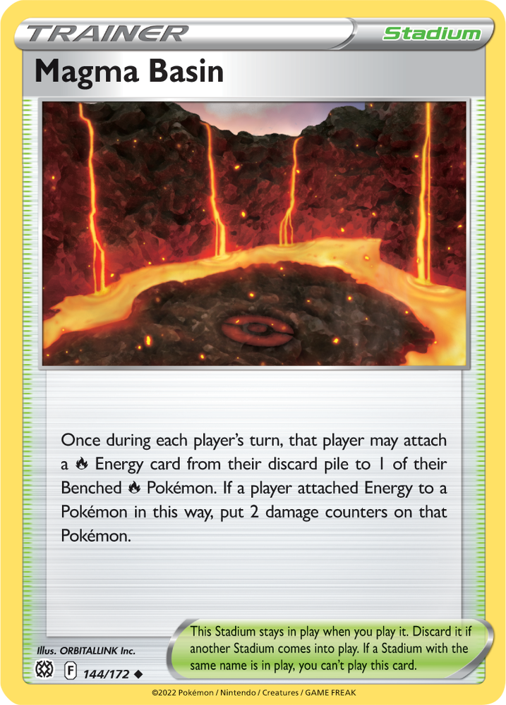 Pokemon | Magma Basin (144/172) [Sword & Shield: Brilliant Stars] | The Nerd Merchant