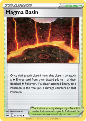 Pokemon | Magma Basin (144/172) [Sword & Shield: Brilliant Stars] | The Nerd Merchant