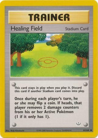 Pokemon | Healing Field (61/64) [Neo Revelation Unlimited] | The Nerd Merchant