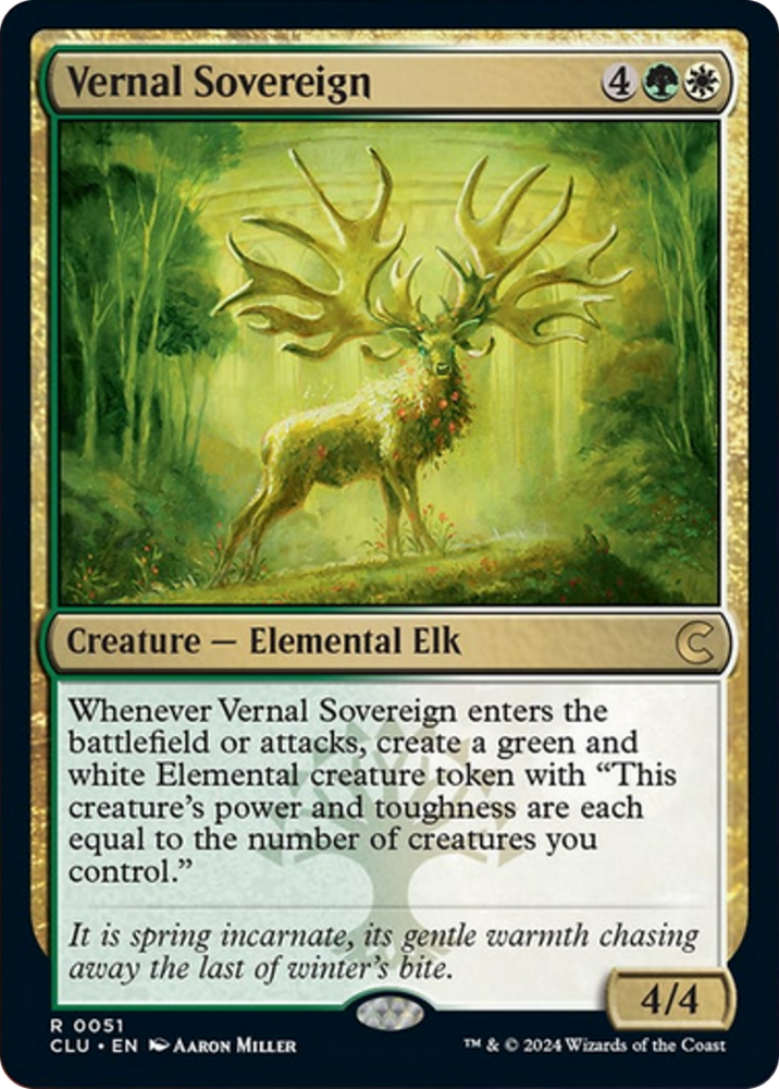 Magic | Vernal Sovereign [Ravnica: Clue Edition] | The Nerd Merchant