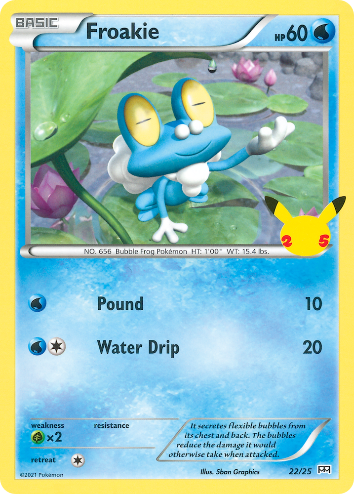Pokemon | Froakie (22/25) [McDonald's 25th Anniversary] | The Nerd Merchant